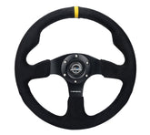NRG- RACING STEERING WHEEL ALCANTARA